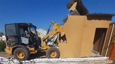 إزالة 8 حالات تعدٍ على أراضي أملاك الدولة بمركزي ديروط وأبوتيج بأسيوط