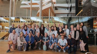 وفد من إسبانيا والمكسيك في زيارة لمكتبة الإسكندرية