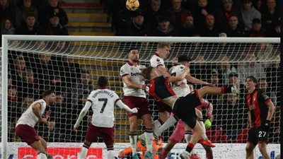 تعادل مجنون بين بورنموث ووست هام في الدوري الإنجليزي