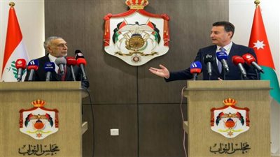 رئيسا مجلسي النواب بالأردن والعراق يشددان على ضرورة دعم المشاريع الثلاثية مع مصر