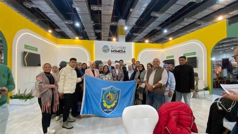 وفد طلاب جامعة دمنهور