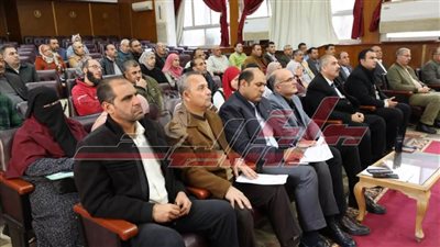 متابعة موقف منظومة الرصد اليومي للمتغيرات المكانية بكفر الشيخ