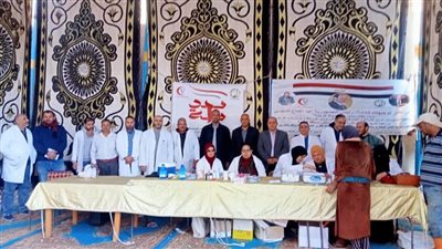 بالصور.. فحص وعلاج 1616 طائرا وماشية في قافلة بيطرية بمركز قطور بالغربية