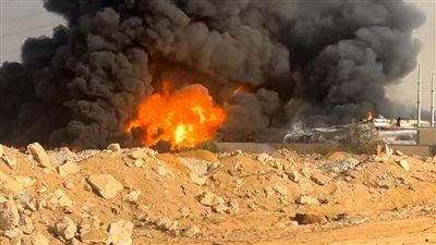 إصابة 8  أشخاص في حريق مصنع فوم بالشرقية 