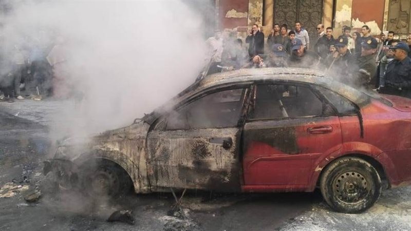 حريق السيارة