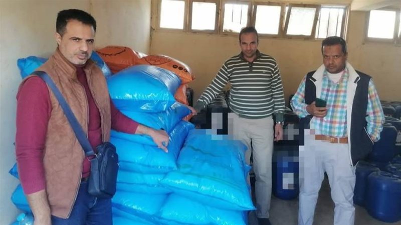 جانب من الحملة التموينية