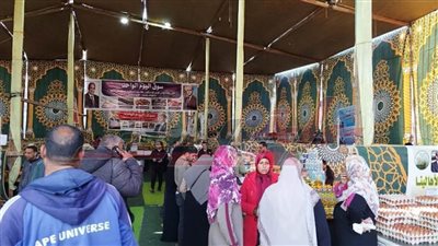 إقبال كبير على معرض سوق اليوم الواحد بدسوق في كفر الشيخ 