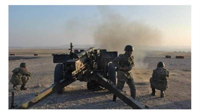 القوات التركية والفصائل الموالية لها تقصفان بلدة أبو راسين في ريف الحسكة