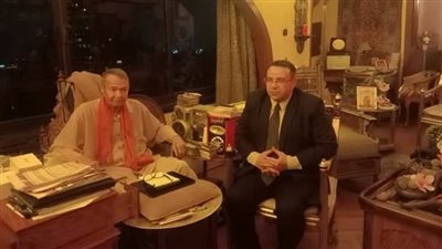 الأمين العام للمجلس الأعلى للشؤون الإسلامية يزور أسرة الشيخ مصطفى إسماعيل