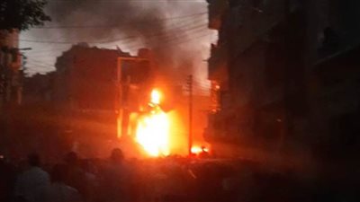 السيطرة على حريق داخل مصنع بوتاجاز في سمالوط بالمنيا