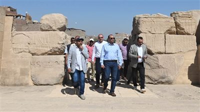 جولة تفقدية للأمين العام للمجلس الأعلى للآثار بـ