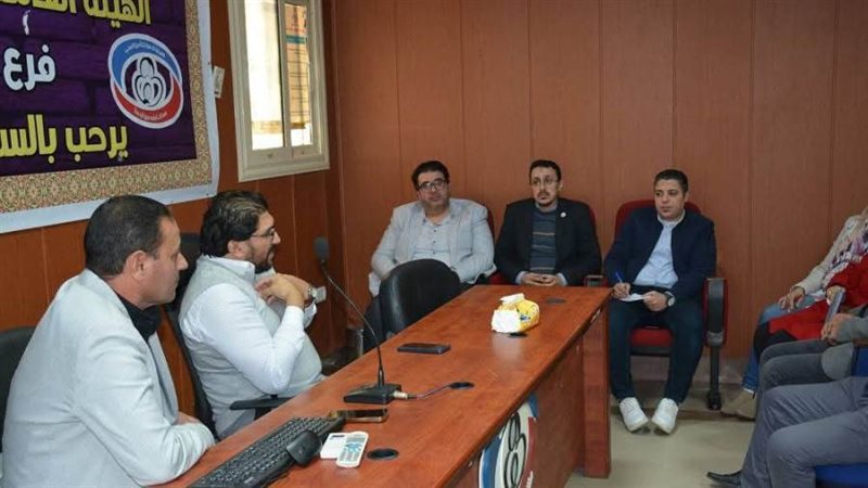 جانب من لقاء مدير