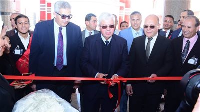 وزير التعليم العالي يفتتح عددا من المنشآت التعليمية بجامعة سوهاج الجديدة