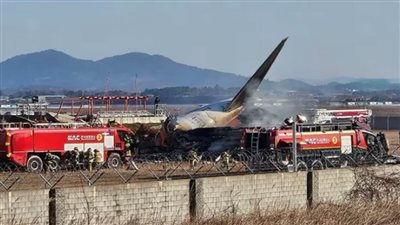 مصرع 85 شخصًا في تحطم طائرة بكوريا الجنوبية