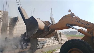 إزالة 311 حالة تعد واسترداد 366 فدان زراعة و29581 مترا مربعا مباني بأسيوط