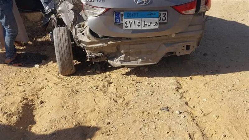 حادث إنقلاب سيارة