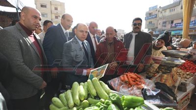 محافظ كفر الشيخ يتفقد سوق 