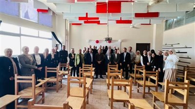 إبداع طلاب كلية التكنولوجيا والتعليم جامعة بني سويف في تجميل وتزيين الكلية