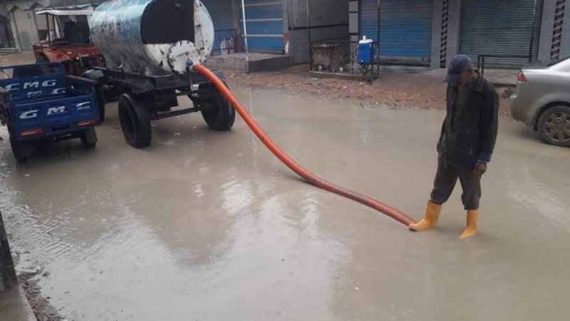 سحب مياه الأمطار