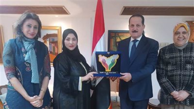 الأمين المجلس الأعلى للثقافة يلتقي بوفد جمعية سواعد الإمارات التطوعية