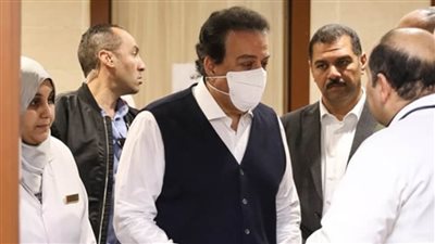 وزير الصحة يتفقد الخدمات الطبية وسير العمل بمستشفى حميات طنطا