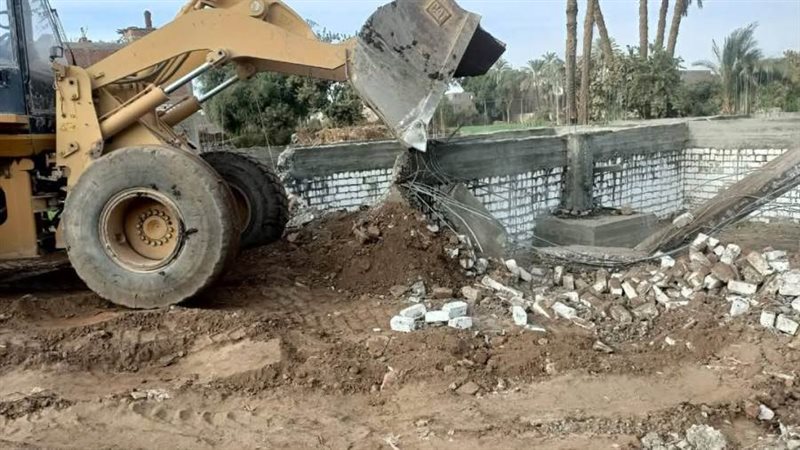 إزالة التعديات بأسيوط