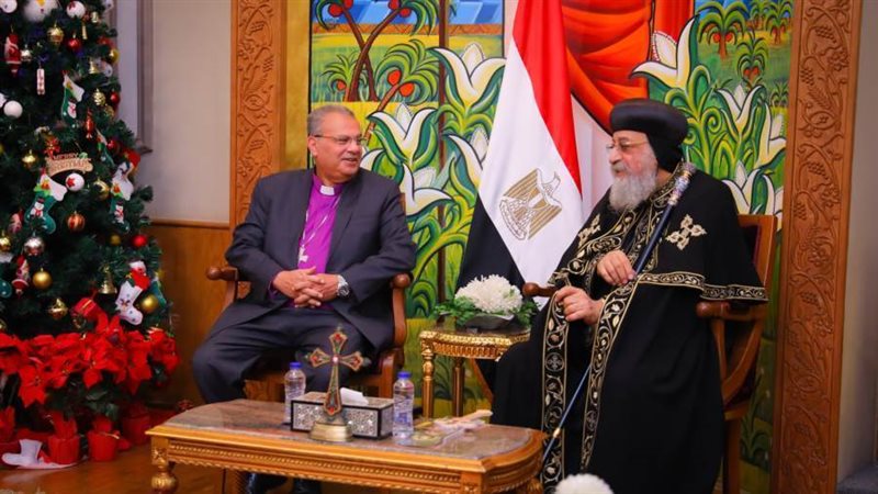 البابا تواضروس خلال