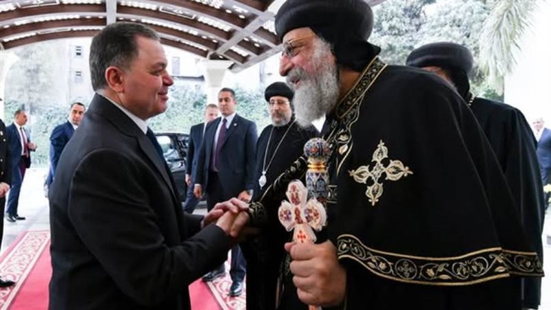 البابا تواضروس خلال