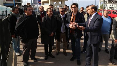 وزير الثقافة يتفقد 