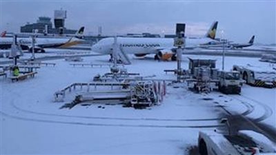 تضرر حركة الطيران بثلاثة مطارات رئيسية بألمانيا بسبب الأحوال الجوية السيئة