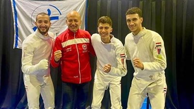 منتخب سلاح سيف المبارزة يفوز بذهبية الفرق بكأس العالم للناشئين