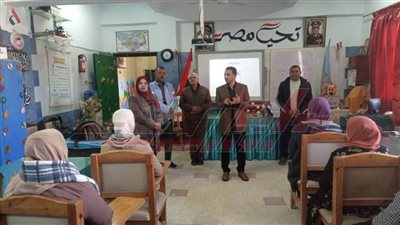 د. علاء جودة يتابع اليوم التدريبي من تدريب التأهيل الذهني والبدني للمعلمين