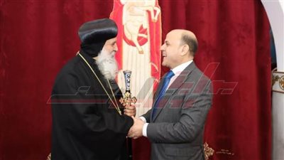 محافظ كفر الشيخ يهنئ البابا تواضروس بمناسبة عيد الميلاد المجيد