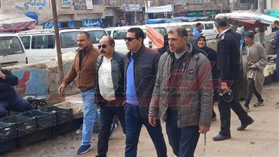 مصادرة الإشغالات المخالفة بشوارع سيدي سالم 