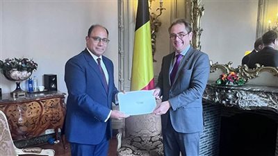 سفير مصر لدى لوكسمبورج يقدم أوراق اعتماده لولي عهد الدوقية