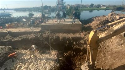  بالصور.. محافظ الغربية يتابع أعمال استكمال تطوير كورنيش كفر الزيات