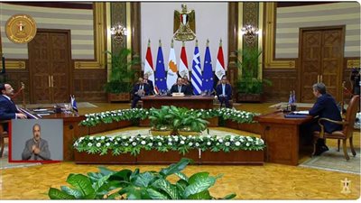 عاجل| بث مباشر.. الرئيس السيسي يفتتح أعمال القمة العاشرة لآلية التعاون الثلاثي بين مصر وقبرص واليونان