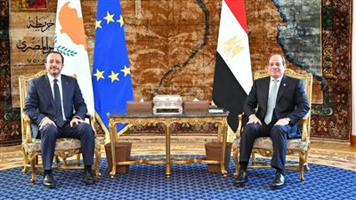 الرئيس السيسي يلتقي نظيره القبرصي في إطار الاجتماع الثاني للجنة الحكومية العليا المشتركة