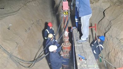 بدء إجراءات إصلاح خط البوتاجاز (مسطرد – الهايكستب) بعد تبريده والسيطرة علي الاشتعال