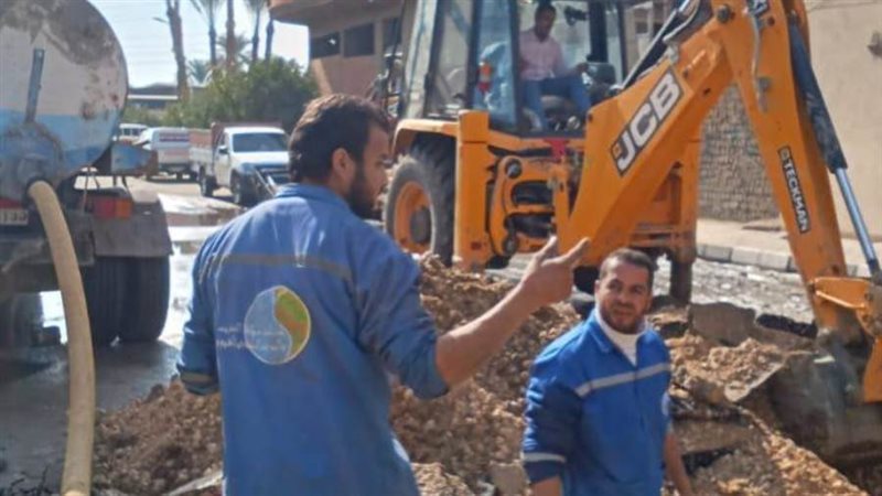 إنفجار بخط طرد محطة