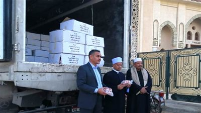 توزيع لحوم صكوك الأضاحي على الأسر الأكثر احتياجاً بإجمالي 4 أطنان بأسوان