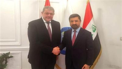 سفير مصر في بغداد يلتقي وزير العدل العراقي