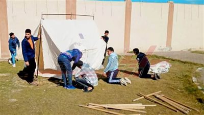 معسكر كشفي تدريبي لعشائر الجوالة بمراكز شباب مطوبس في كفر الشيخ