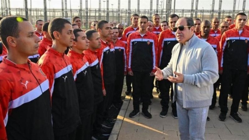 الرئيس السيسي بالأكاديمية