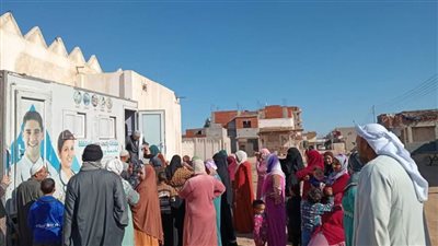 الكشف على 671 مواطنًا بقافلة طبية مجانية في قرية الشعراوي