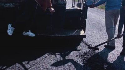 بالصور.. رصف طريق حسن قاسم بإدكو بتكلفة استثمارية 9 ملايين جنيه 