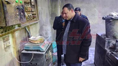 تحرير 5 محاضر تموينية متنوعة للمخابز المخالفة ببيلا 