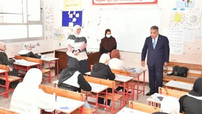 محافظ الدقهلية يتابع سير امتحانات الشهادة الإعدادية بلجان السنبلاوين 