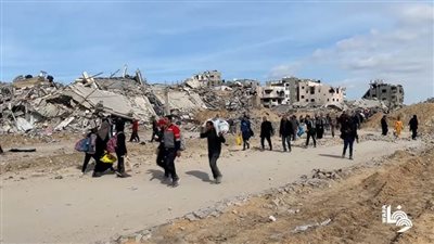 نازحون في جنوب قطاع غزة ينتظرون العودة إلى الشمال لدفن جثامين أقاربهم