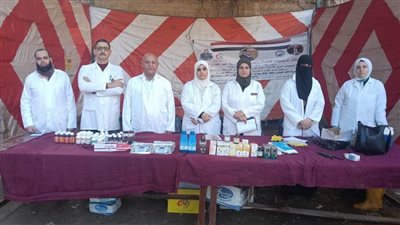 بالصور.. قوافل بيطرية ضمن المبادرات الرئاسية في الغربية